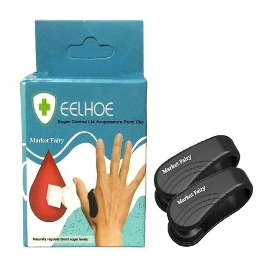Pack of 2 Sugar Control Acupressure Clip for Diabetics Sugar Control LI4 Acupressure Point Clip Headache Relief Products Migraine &Tension Relief (Pack of 2)